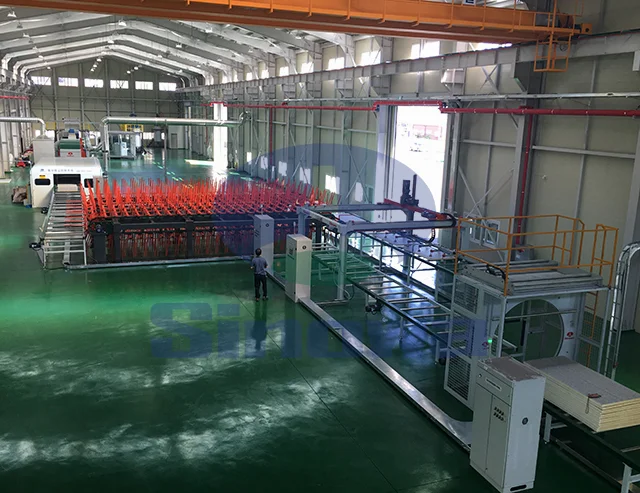 Производственная линия для сэндвич-панелей из полиуретана/фенольной смолы