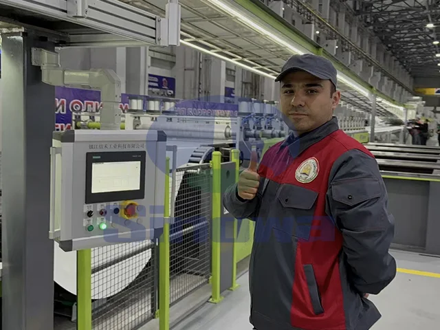 Производственная линия сэндвич-панелей из цветной стали с полиуретановым наполнителем