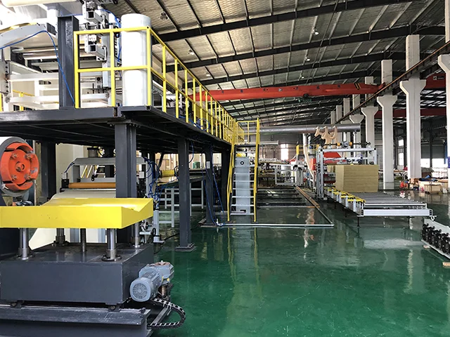 Производственная линия по производству облицованных сэндвич-панелей с наполнителем из каменной ваты