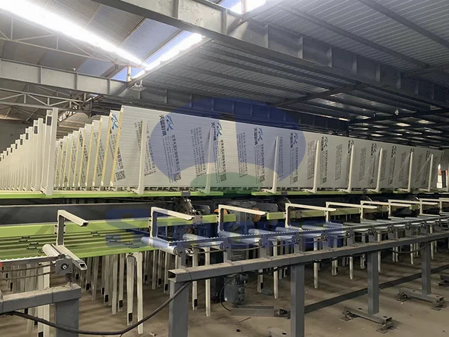 Производственная линия по производству облицованных сэндвич-панелей с наполнителем из каменной ваты