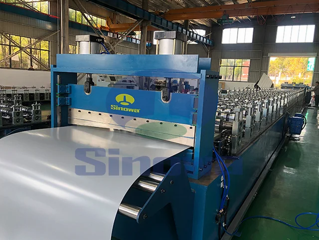 Производственная линия по формовке цветного профнастила