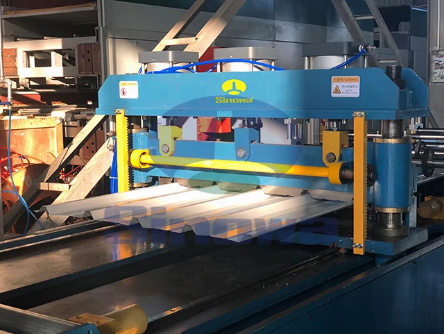 Производственная линия по формовке цветного профнастила