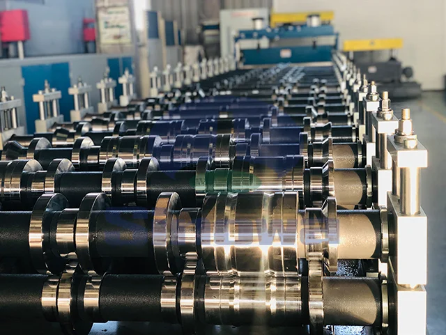 Производственная линия по формовке цветного профнастила